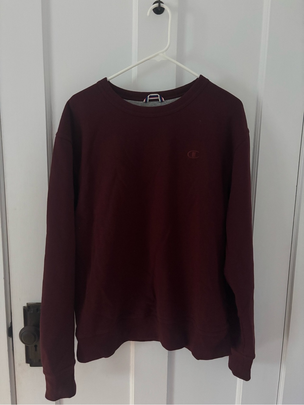 Champion Men's Crewneck Sweatshirt - Burgundy Wine